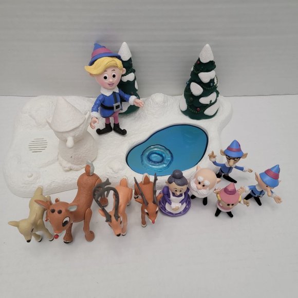 Memory Lane Rudolph The Red Nosed Reindeer A Couple of Misfits Island Figure LOT - Picture 6 of 16